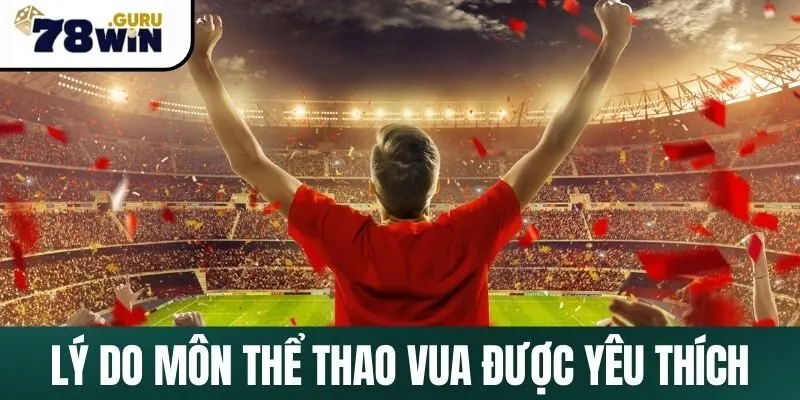 Lý do môn thể thao vua được yêu thích